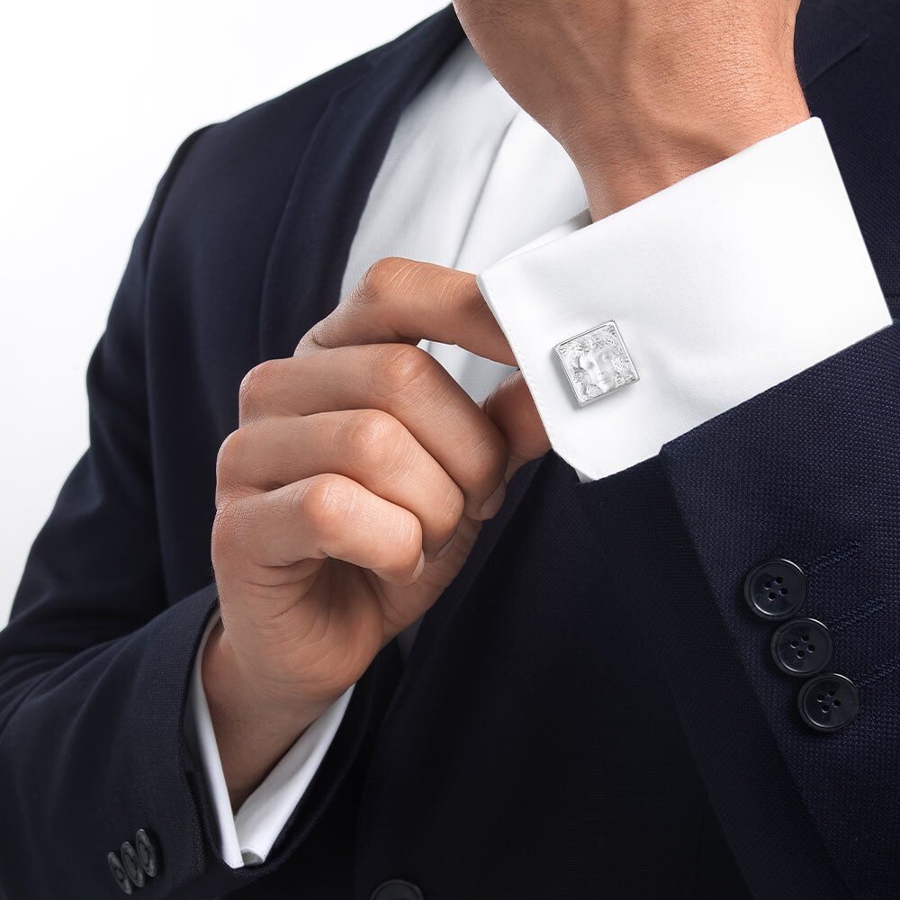 Lalique Aréthuse Cufflinks, alternate view