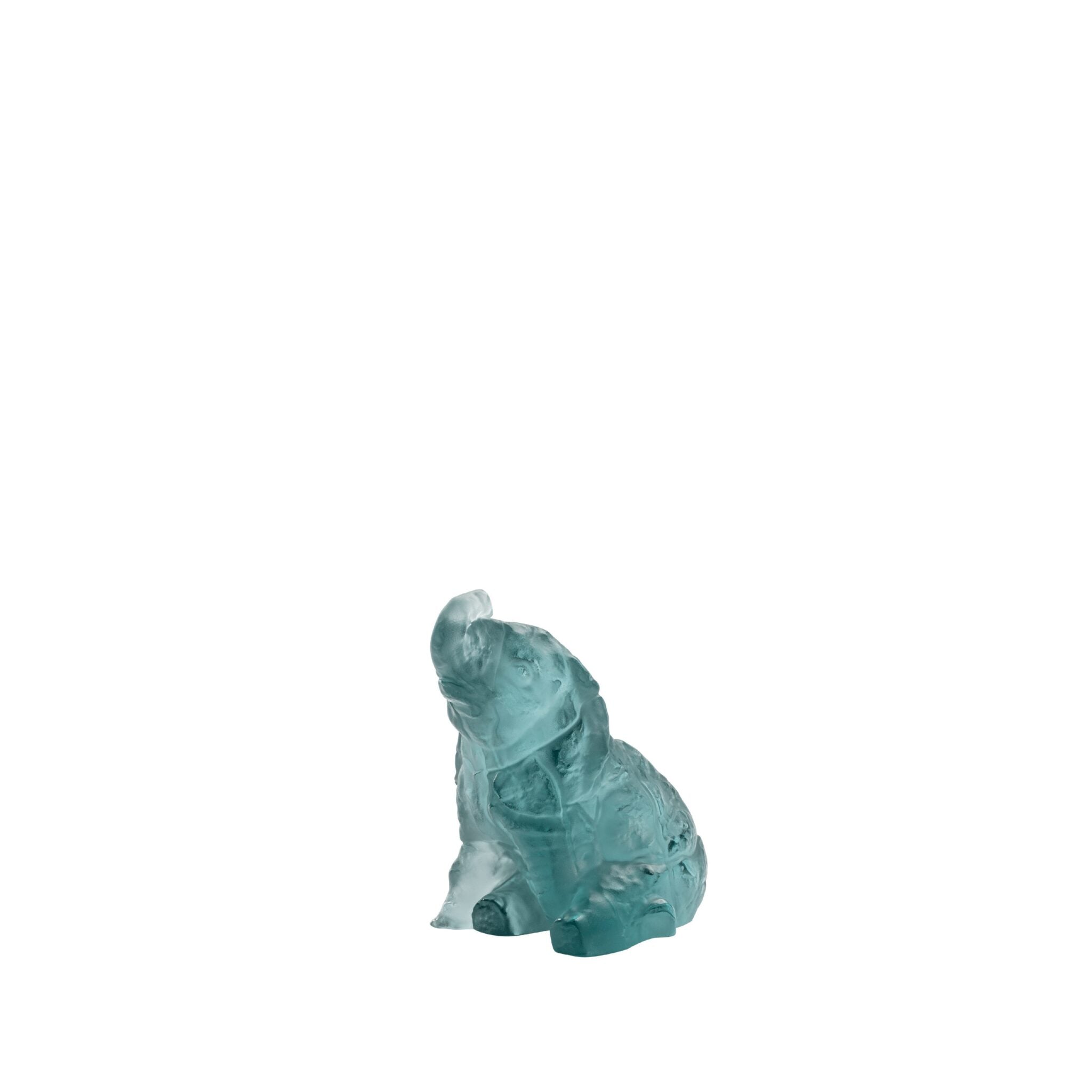 Lalique Baby Elephant Sculpture