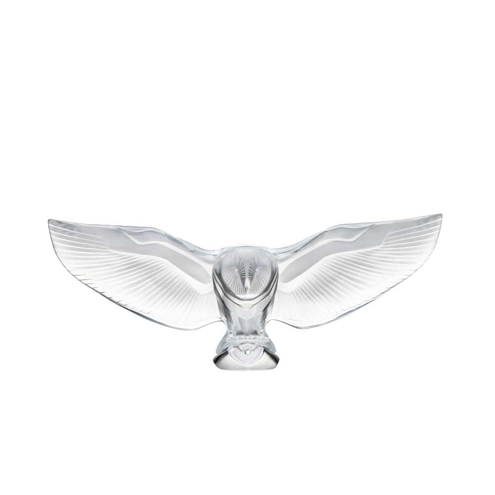 Lalique Barn Owl Sculpture