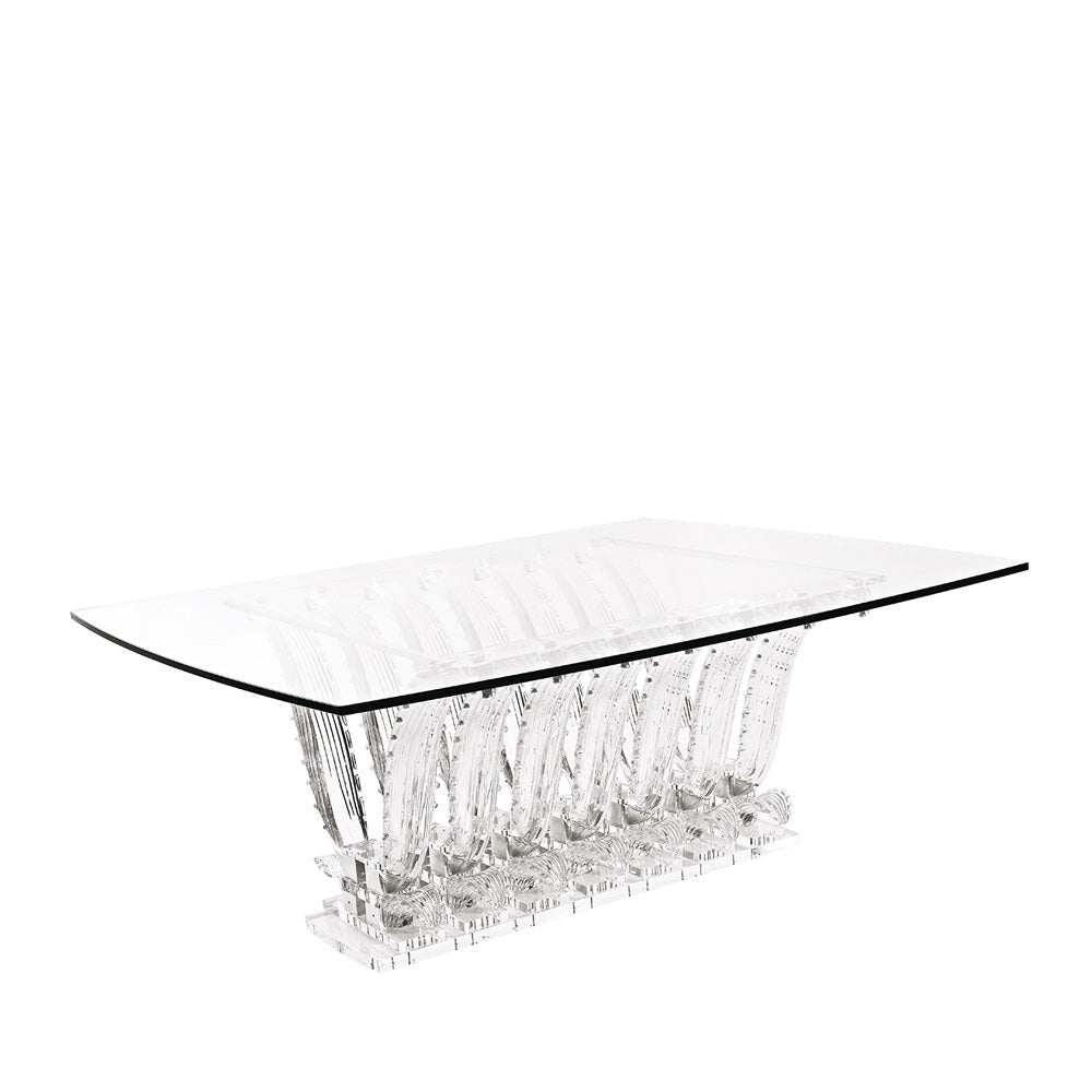 Lalique Cactus Rectangular Table