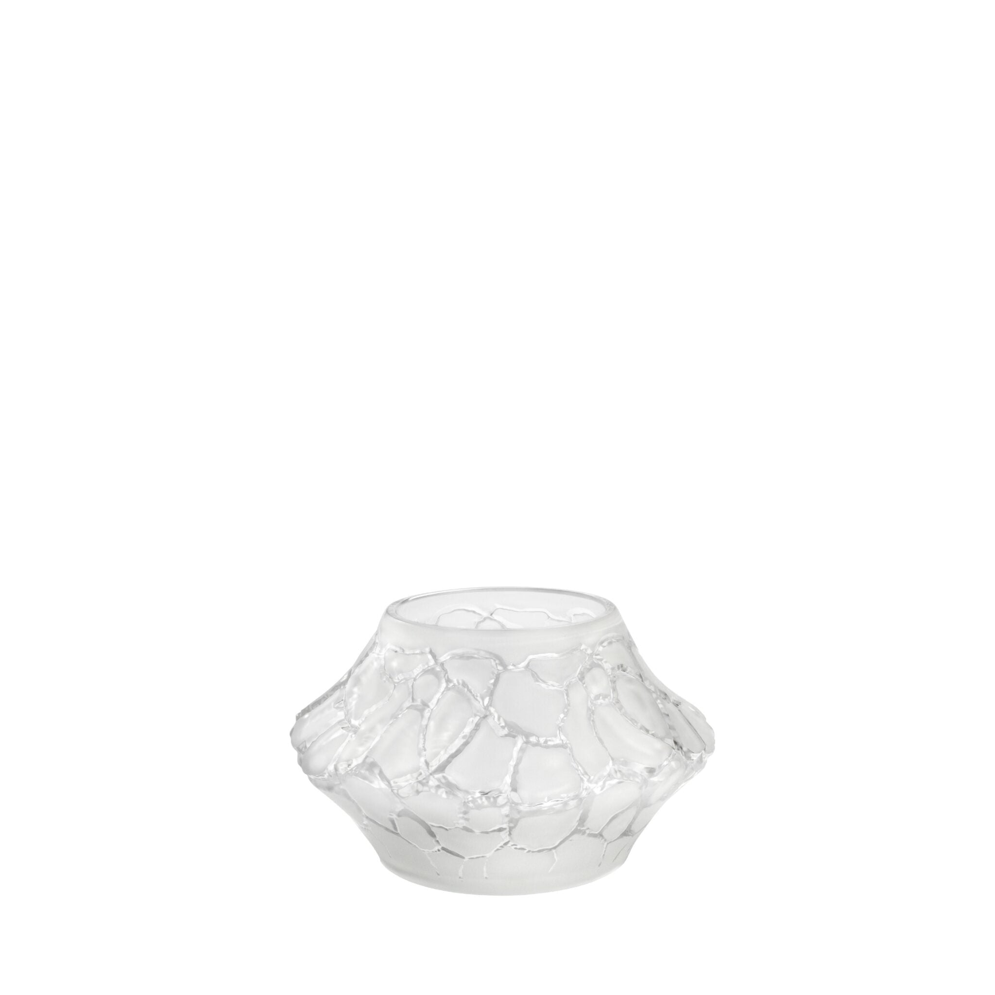 Lalique Caldera Small Vase-votive Candleholder — S