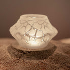 Lalique Caldera Small Vase-votive Candleholder, alternate view