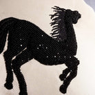 Lalique Cheval Bondissant Beaded Cushion, alternate view