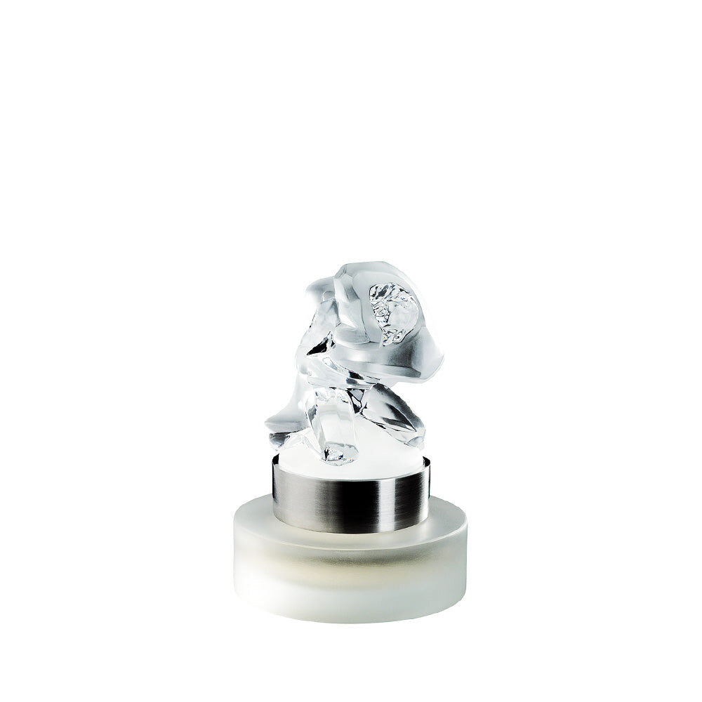 Lalique Collectible Crystal Flacon « Athlètes » Decorative Perfume Bottle