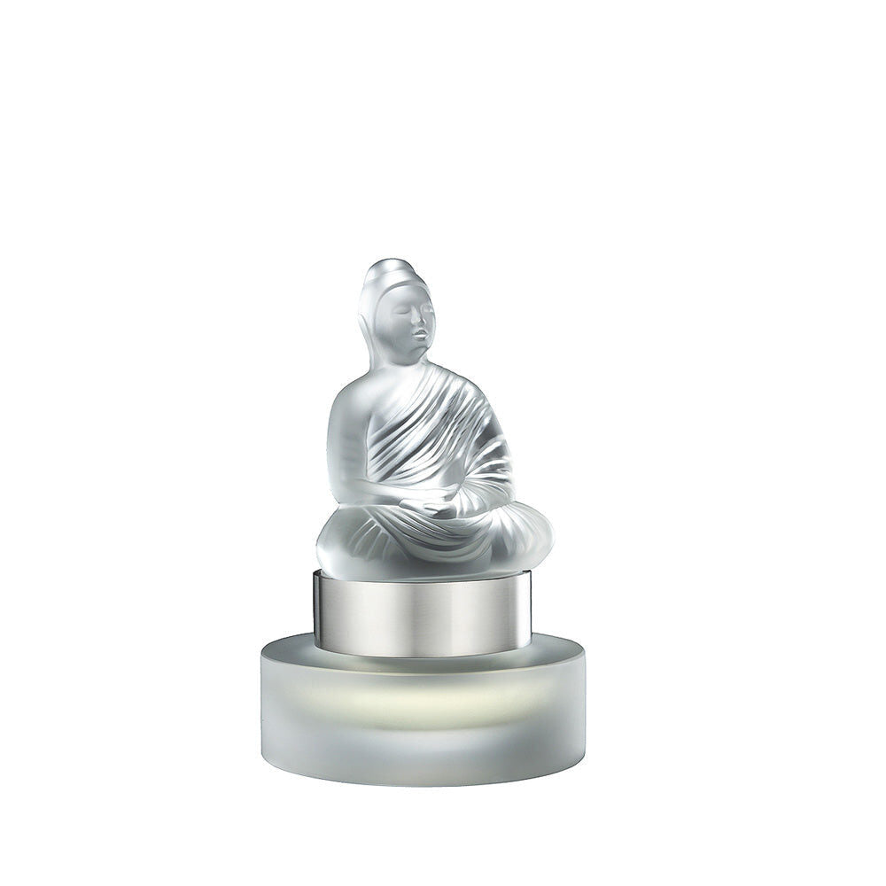 Lalique Collectible Crystal Flacon « Bouddha » Decorative Perfume Bottle