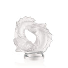 Lalique Double Fish Sculpture