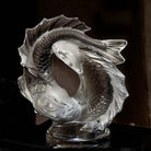 Lalique Double Fish Small Sculpture, alternate view