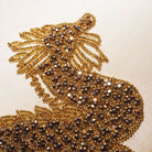 Lalique Dragon Beaded Cushion, alternate view