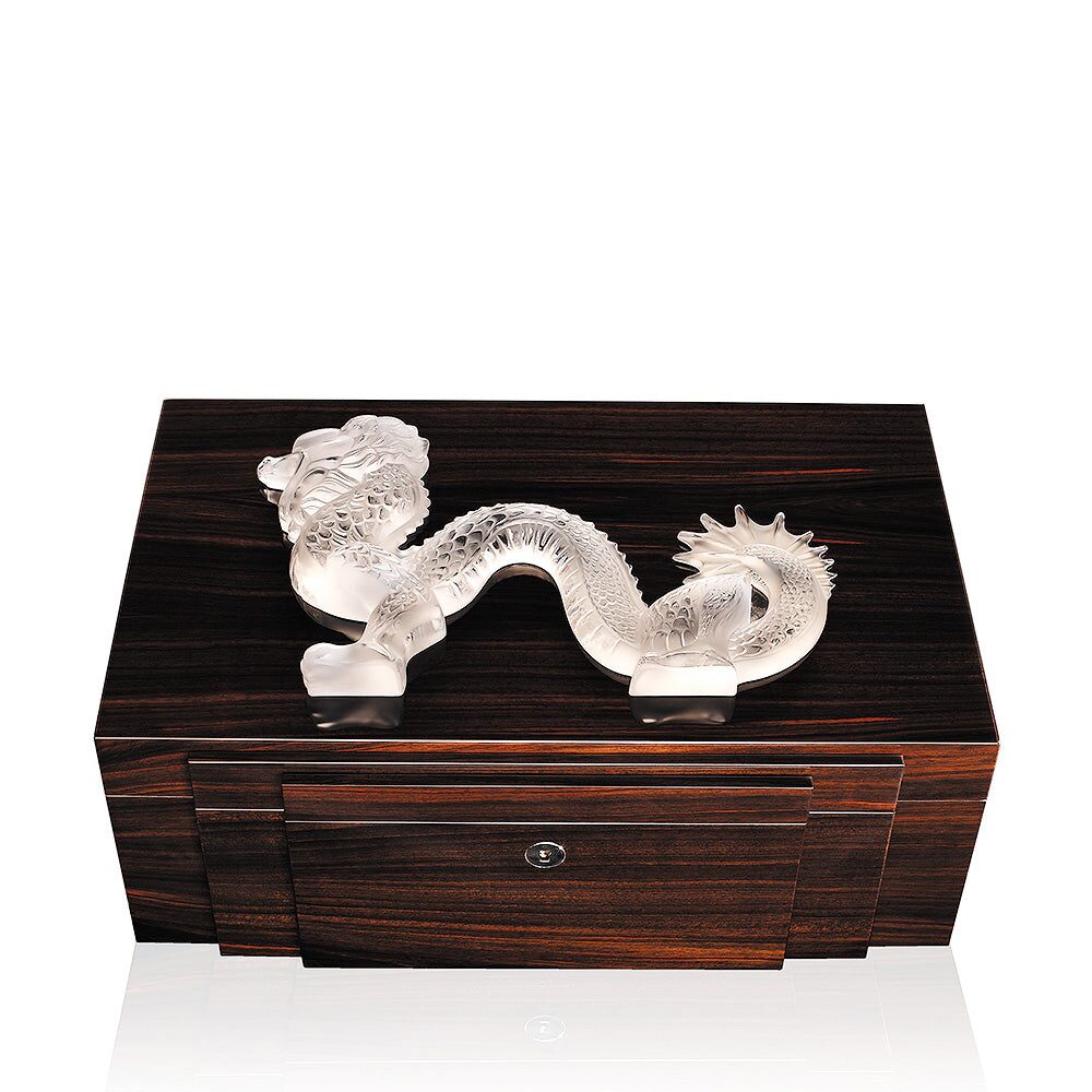 Lalique Dragon Cigars Box Large Size, alternate view