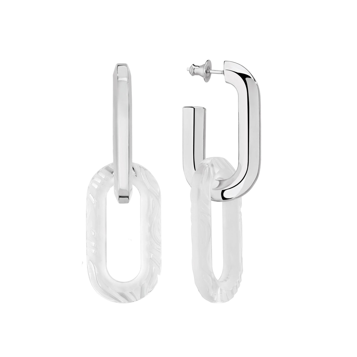 Lalique Empreinte Animale Earrings – L, alternate view