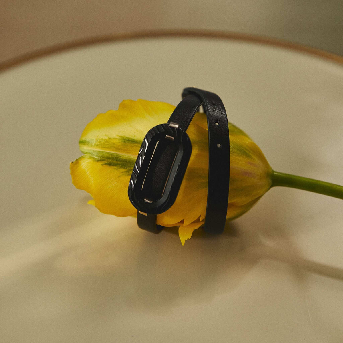 Lalique Empreinte Animale Leather Bracelet, alternate view
