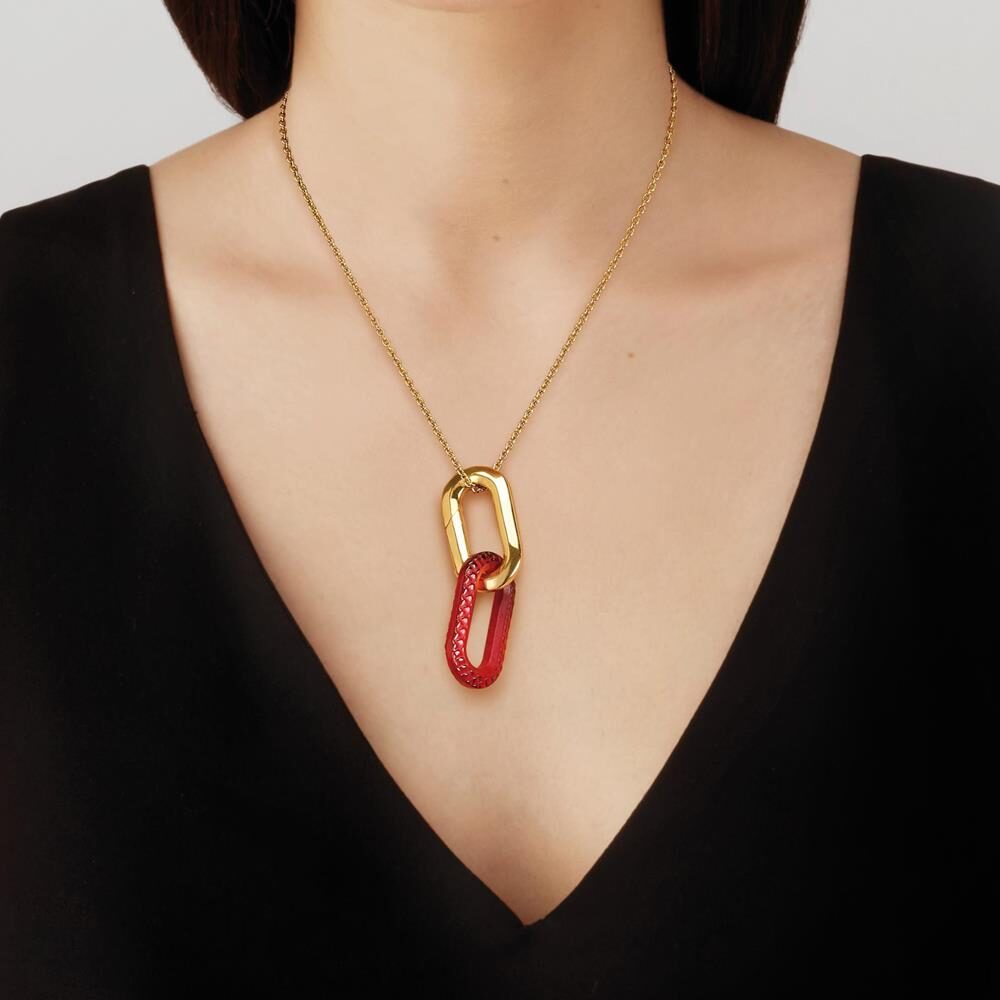 Lalique Empreinte Animale Pendant Women's Fine Pendant Necklace, detail view