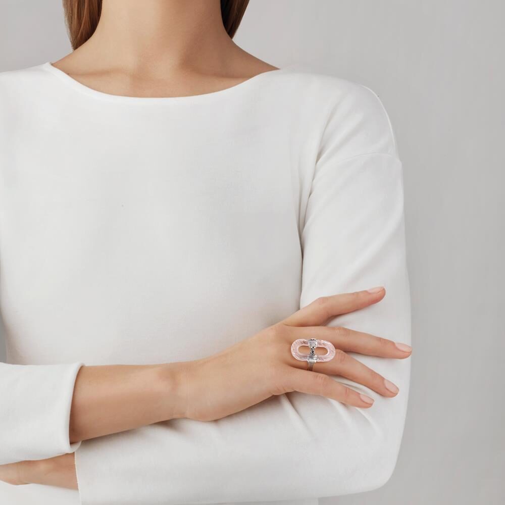 Lalique Empreinte Animale Ring, detail view