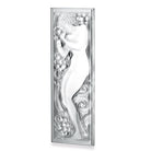 Lalique Figurine Et Raisins Decorative Panel Wall Sculpture