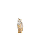 Lalique Goat Sculpture in Clear & Gold, view 2