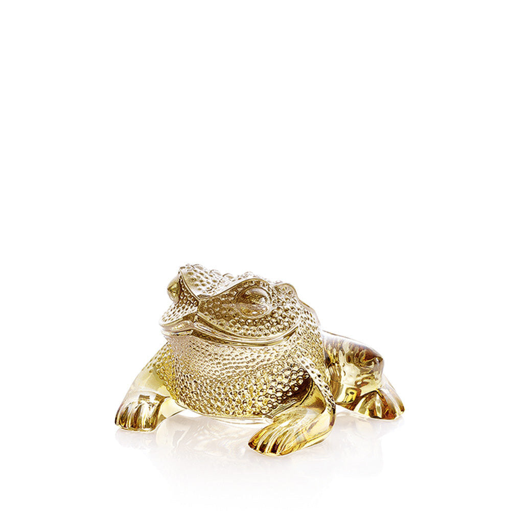Lalique Gregoire Toad Sculpture