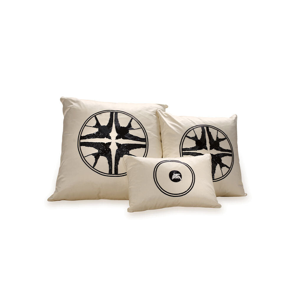 Lalique Hirondelles Beaded Large Cushion