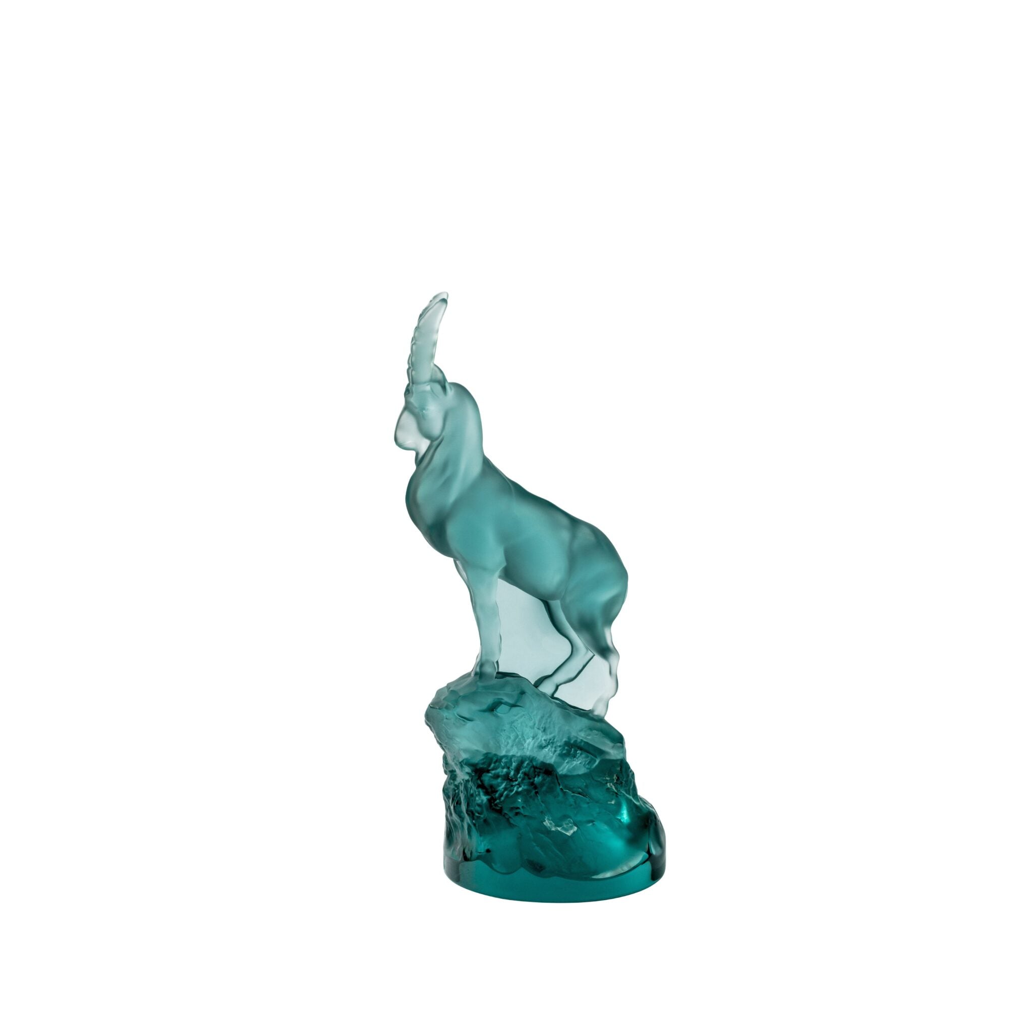 Lalique Ibex Sculpture