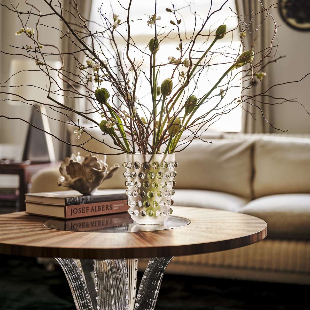 Lalique Iconic Mossi Vase, alternate view