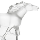 Lalique Kazak Horse Sculpture, alternate view