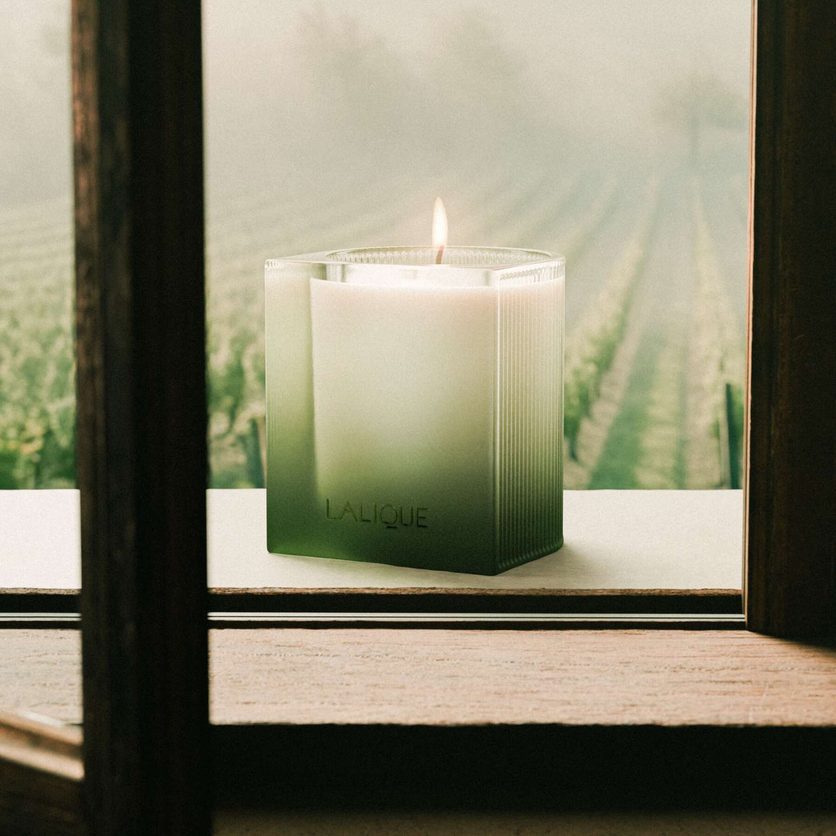 Lalique L’Escapade, Scented Candle, lifestyle view