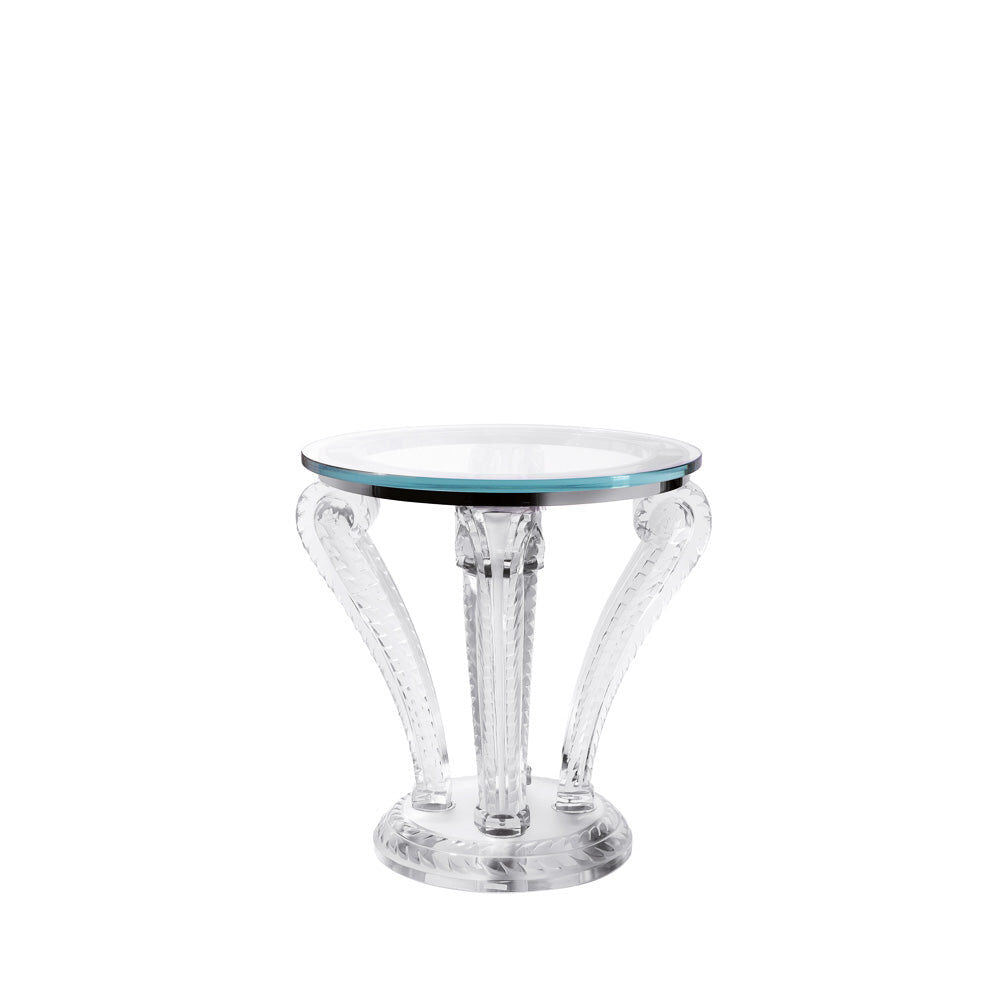 Lalique Marsan Pedestal Table