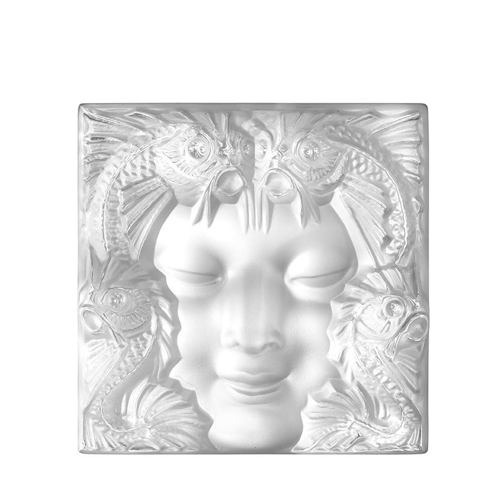 Lalique Masque De Femme Decorative Panel Wall Sculpture