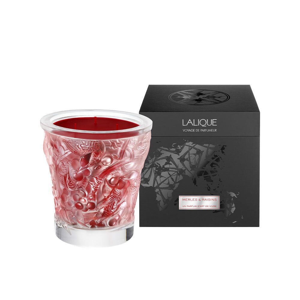 Lalique Merles Et Raisins, Crystal Scented Candle, alternate view