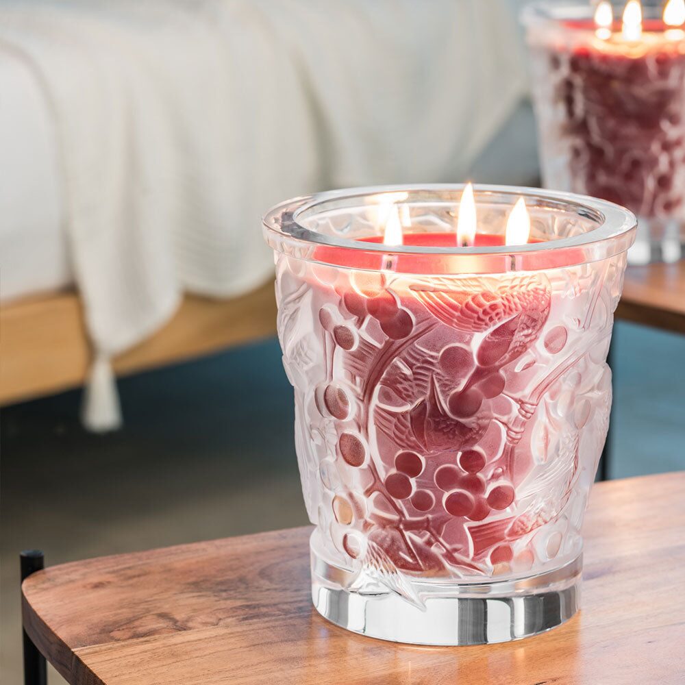 Lalique Merles Et Raisins, Crystal Scented Candle, alternate view