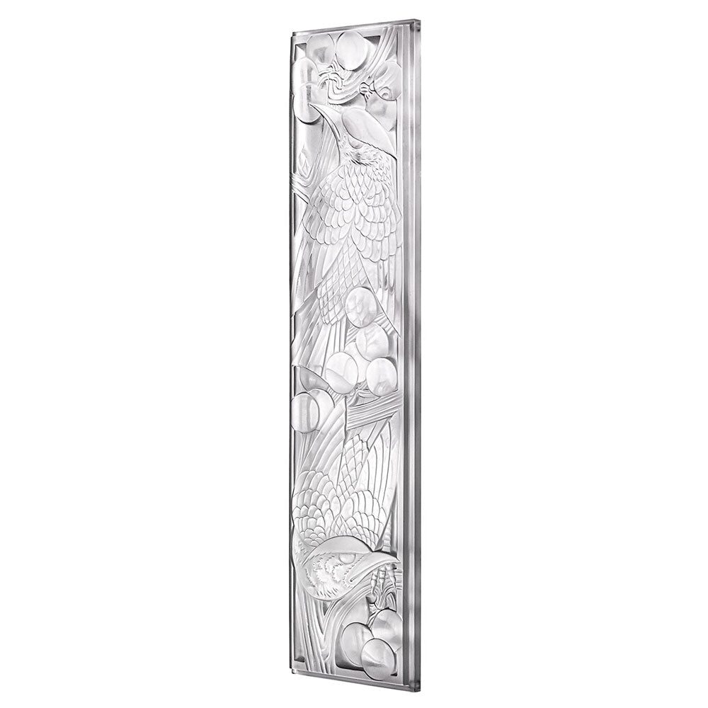 Lalique Merles Et Raisins Grand Decorative Panel Wall Sculpture, alternate view