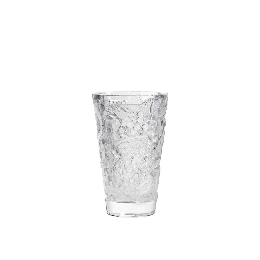 Lalique Merles Et Raisins Medium Vase