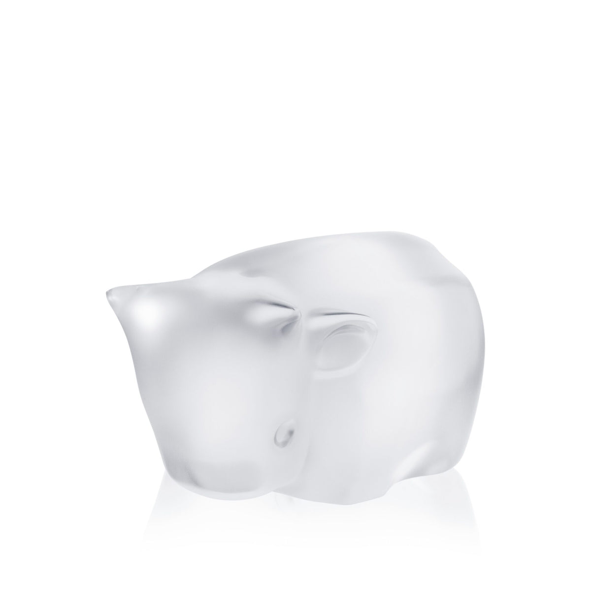 Lalique Niu Wang, Han Meilin and Lalique, 2025 Sculpture in Clear on a white background