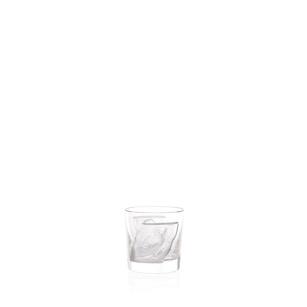 Lalique Owl Cordial Tumbler — Set of 2 glasses
