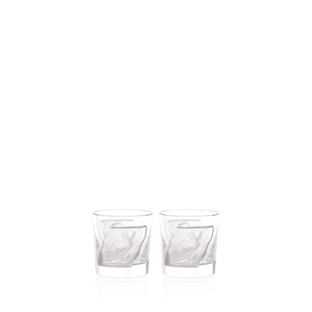 Lalique Owl Cordial Tumbler, alternate view