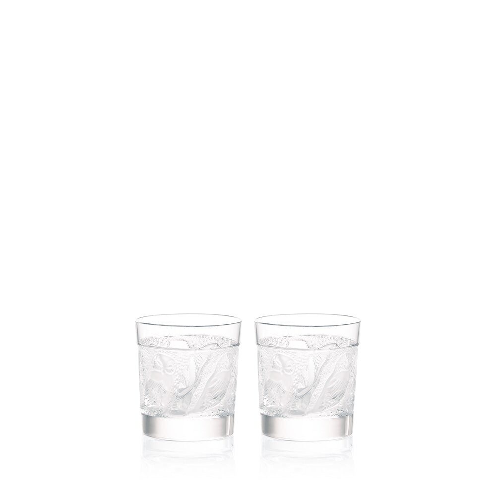 Lalique Owl Whisky Tumbler Liquor Decanter, alternate view