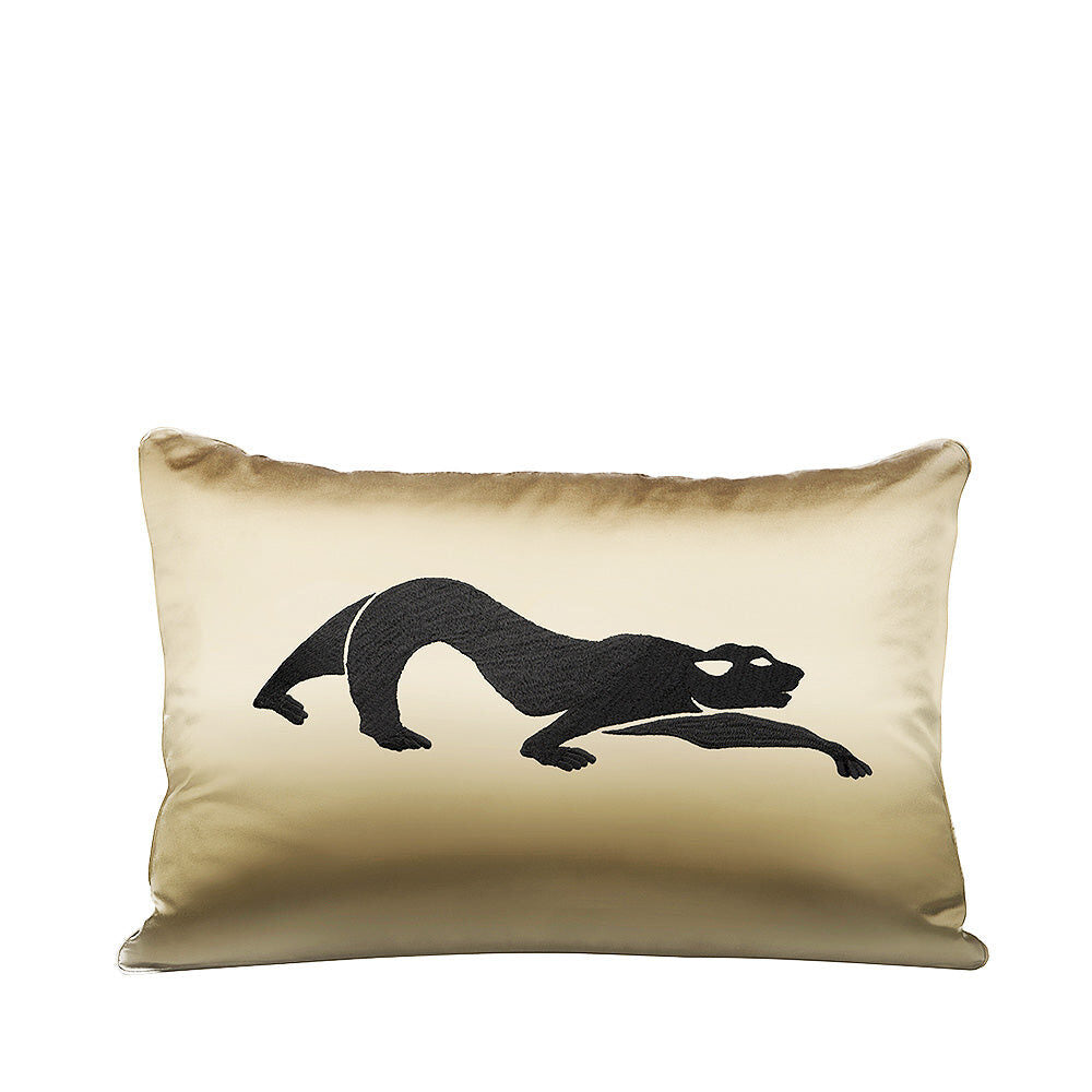 Lalique Panthère Embroidered Cushion
