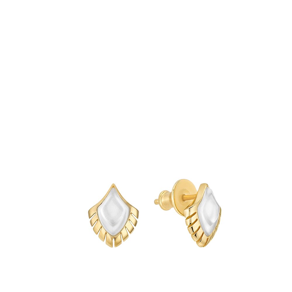 Lalique Paon Earrings, alternate view