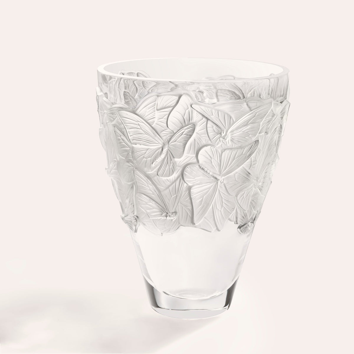 Lalique Papillons Large Vase, view 2