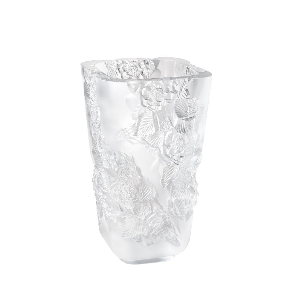 Lalique Pivoines Vase Large Size