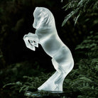 Lalique Prancing Horse Sculpture, Large Size, alternate view