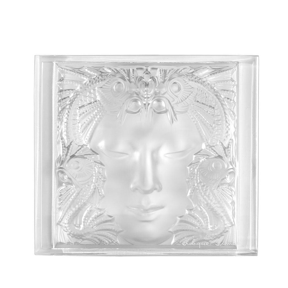 Lalique Révélation Masque De Femme Decorative Panel Wall Sculpture