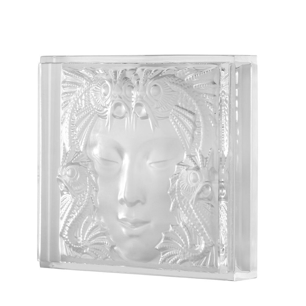 Lalique Révélation Masque De Femme Decorative Panel Wall Sculpture, alternate view