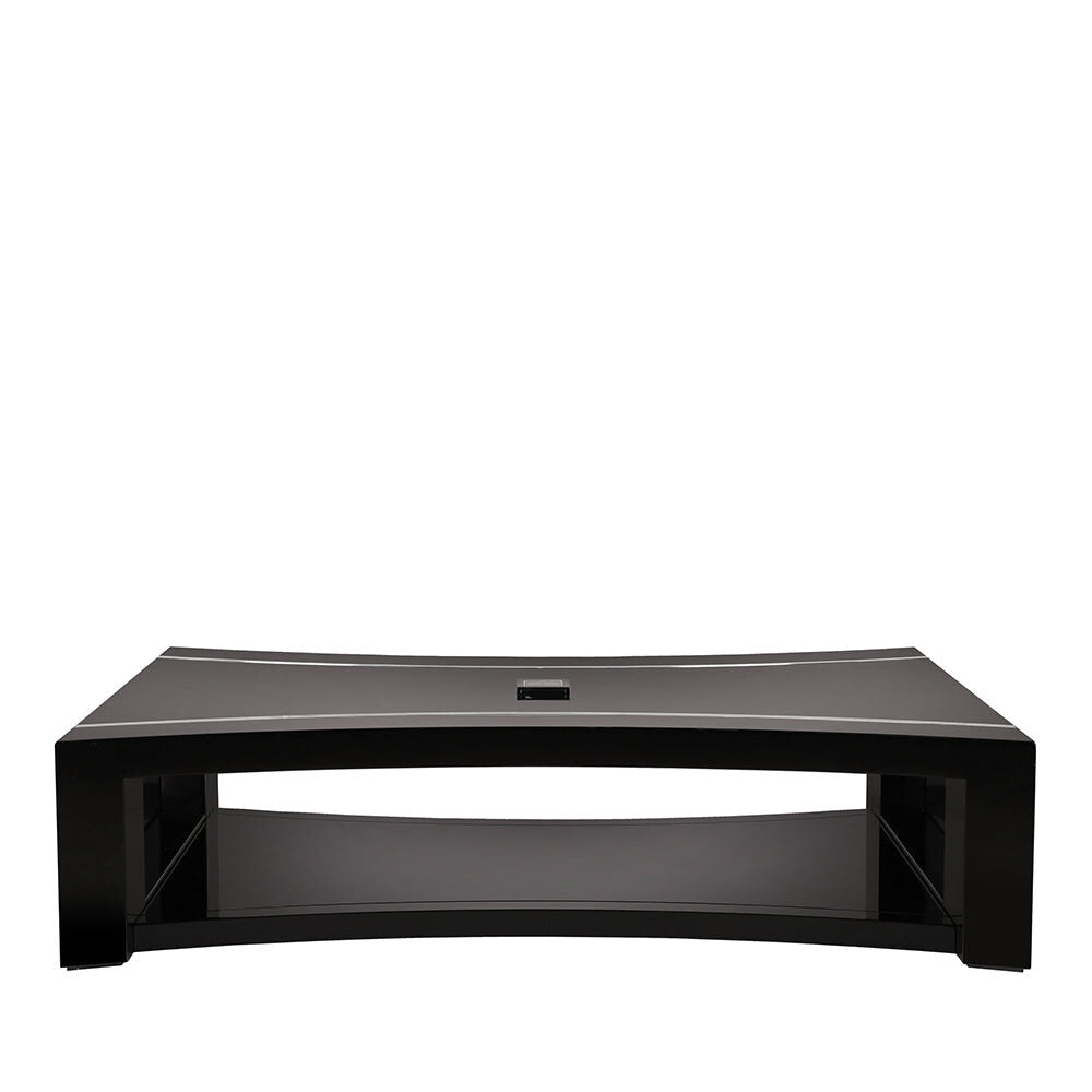 Lalique Raisins Curved Coffee Table
