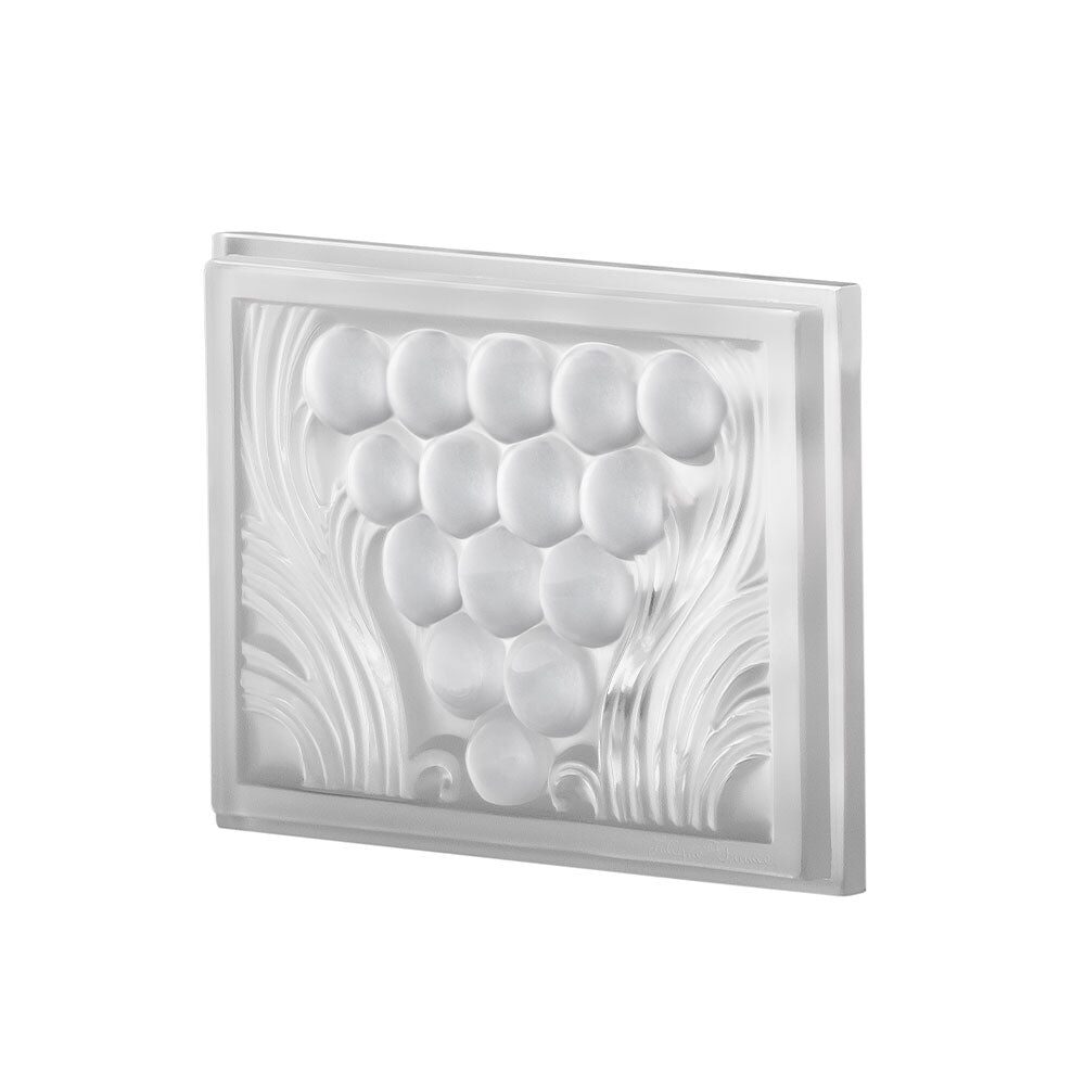 Lalique Raisins Decorative Panel Wall Sculpture, alternate view