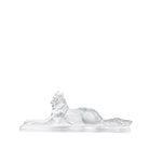 Lalique Reclining Egyptian Wolf, Rembrandt Bugatti By Lalique, 2014 Sculpture