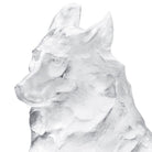Lalique Reclining Egyptian Wolf, Rembrandt Bugatti By Lalique, 2014 Sculpture, alternate view