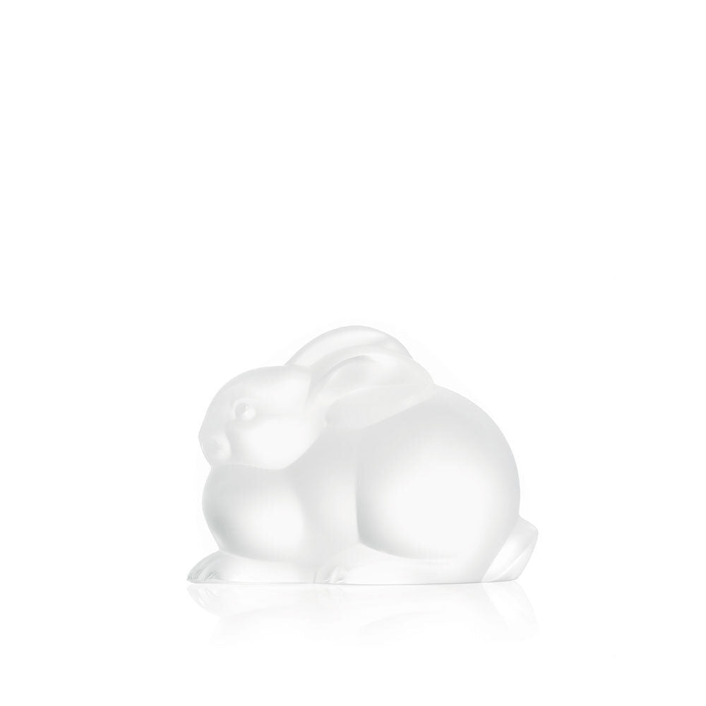 Lalique Resting Rabbit Sculpture