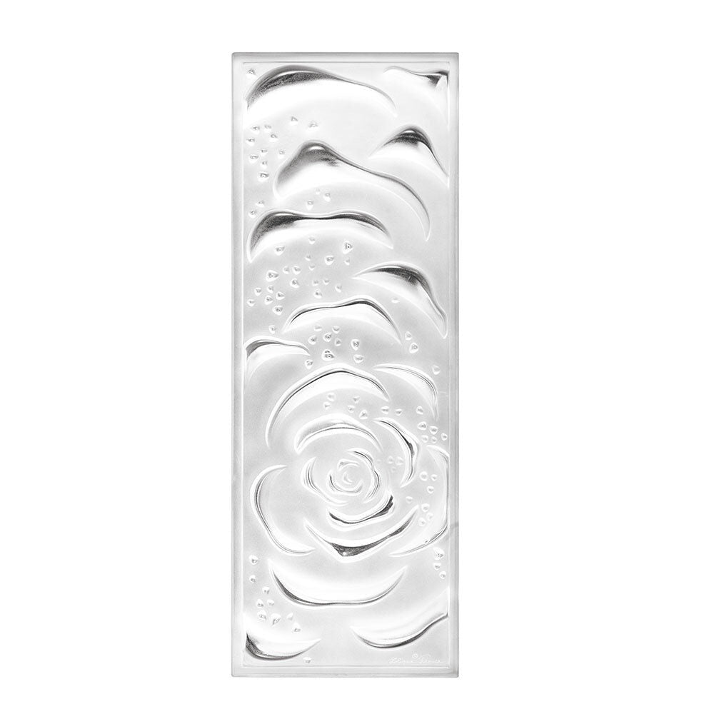 Lalique Roses Decorative Panel Wall Sculpture
