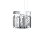 Lalique Serene 12 Prisms Chandelier, Circular