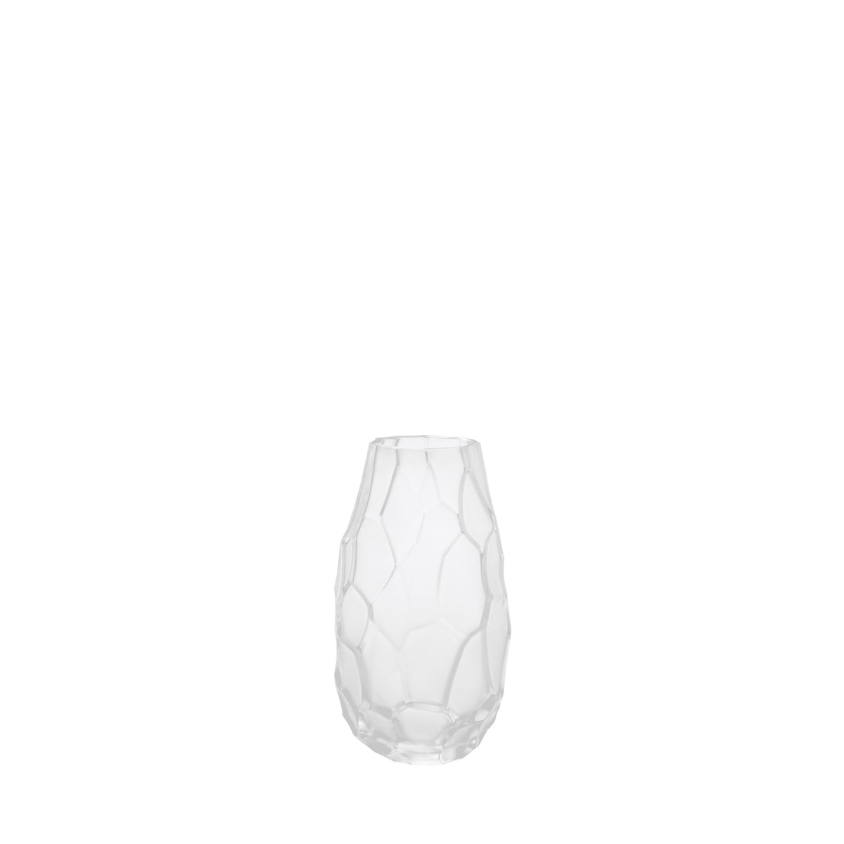 Lalique Silex Small Vase, alternate view